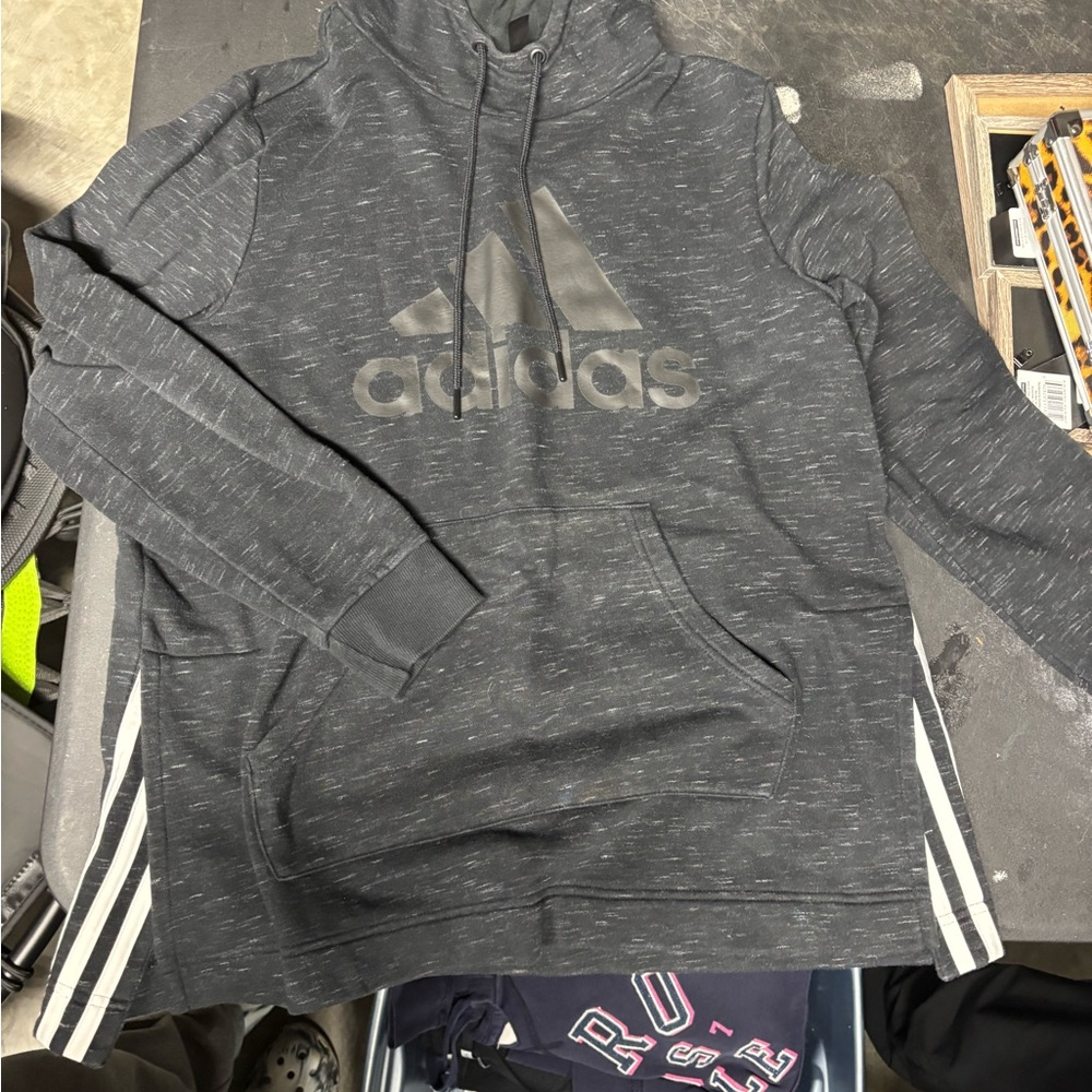 Adidas women’s Gray Hoodie Sweater